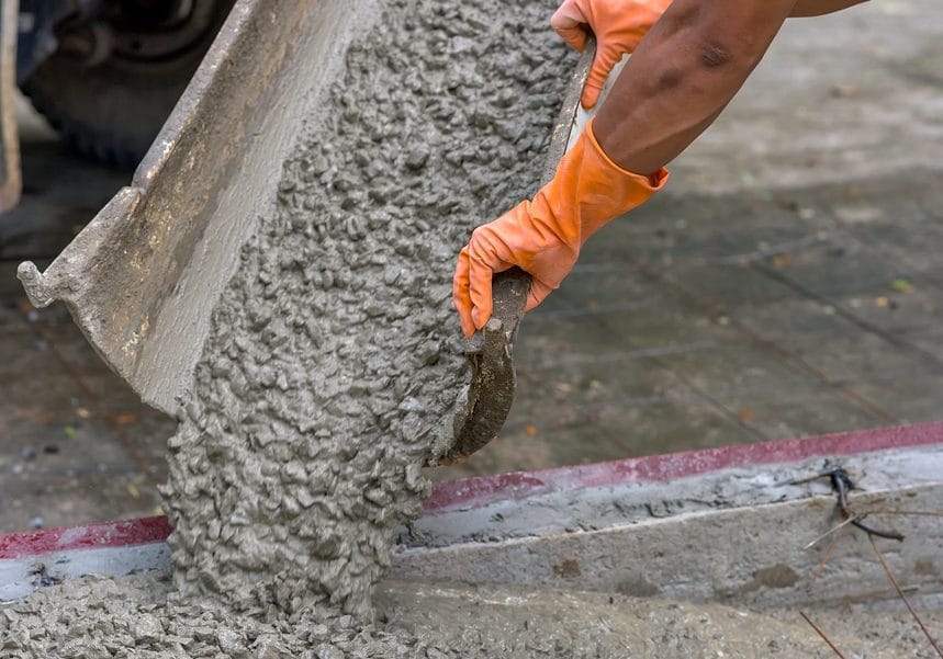 this image image shows concrete slab foundation.